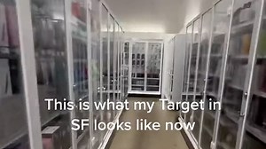 San Francisco Target locks product range behind security glass