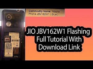JIO JBV162W1 Flashing Tutorial With Download Link