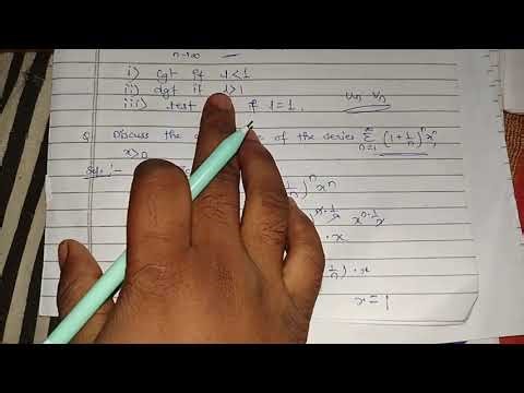 Cauchy root test | simple statement and basic questions | sem 3 revision series #kolhan_university