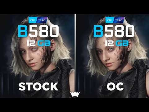 ARC B580 12GB Stock VS OC | Tested in 10 Games | 1080P