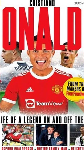 Cristiano Ronaldo magazine cover style