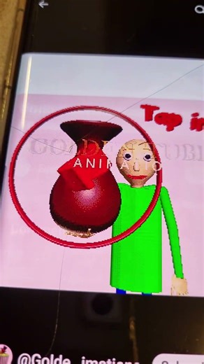 I broke your big vase for the 7th time baldi #shorts #vase #baldi