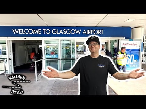 Glasgow Airport Airport Terminal Departures Tour & Guide - GLA Tour