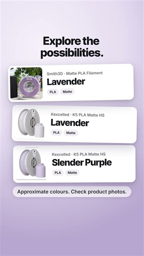Find Your Next Filament Colour 🎨 | Smith3D Colour Finder #Shorts