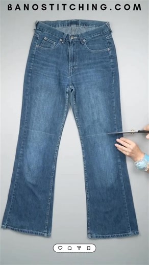 How to Transform Old Jeans into DIY Skirt easily | Turning Jeans Into A Skirt