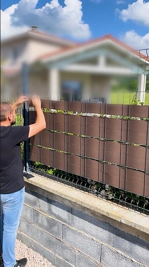 Installation de brise vue Oxeo