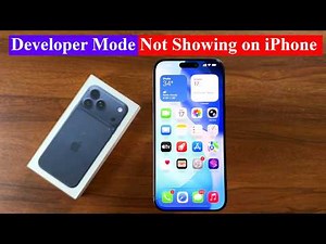Developer Mode not showing on iPhone