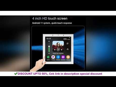 Home WIFI Smart Audio wall amplifier Android 11 TUYA music player 4inch Bluetooths Background