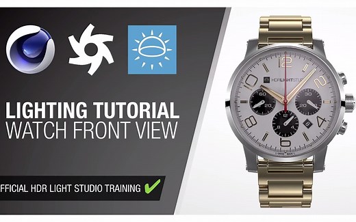 Octane  C4D Lightmap HDR Light Studio v7.2.0.2021.0121 使用方法教程 中文字幕 产品打光教程