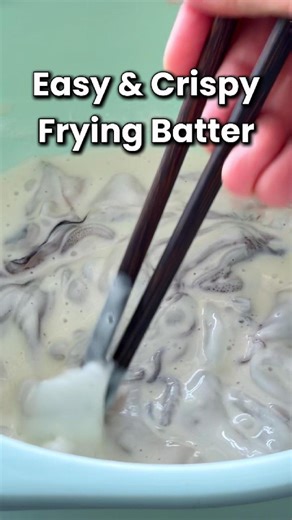 Bee | Rasa Malaysia on Instagram: "ALL-PURPOSE FRYING BATTER – Crispy, light, and golden every time! This easy batter works for chicken, seafood, veggies, and more. Perfect for quick weeknight dinners, family meals, or any time you want restaurant-style crunch at home. 😋 Save this recipe for crispy results every time! Ingredients: 1/2 cup all-purpose flour 1/2 cup cornstarch 1/2 teaspoon baking soda 1 egg white 1/2 cup water 1 pinch salt #fryingbatter #crispyrecipes #easyrecipes #betterthantake