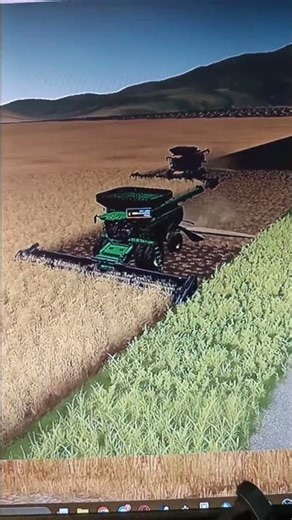harvesting more wheat #fs19 #farmequipment #countrymusic #farming