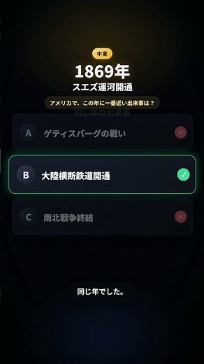 【同じ年、世界のどこかで】1869年 スエズ運河開通、その時アメリカでは