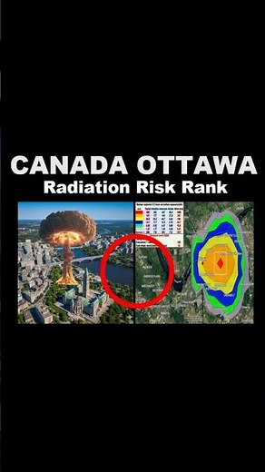 Ottawa, Radiation Risk Ranking #radiation #news #nuclearbombs #weather #nuclearweapons #explosion