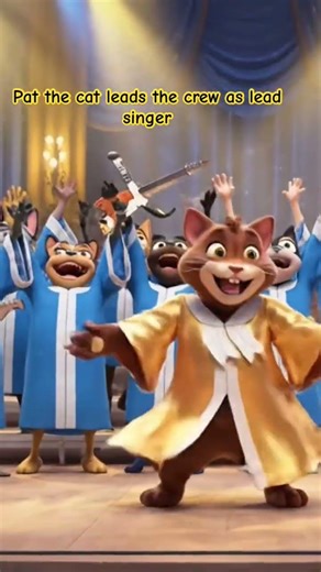 Pat the cat leads the crew as the lead gospel singer. #roblox #jesus #jesussaves #jesuslovesyou