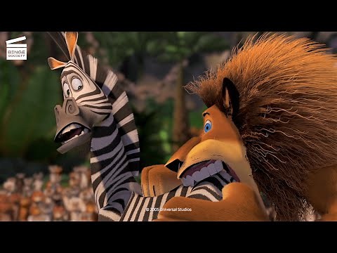 Madagascar (7/10) | Alex bites Marty | Cartoon For Kids