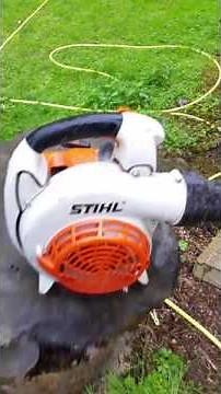 Easy pull rope conduit leaf blower electrical cable installation