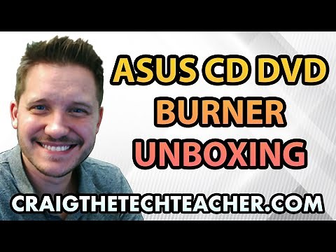 Asus CD DVD Burner And CD Rom Drive DRW-24B1ST Unboxing