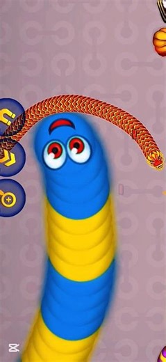 Worms Zone.io Epic Gameplay 🔥 Biggest Snake & High Score Tricks | Mobile io manoranjan-game epi67