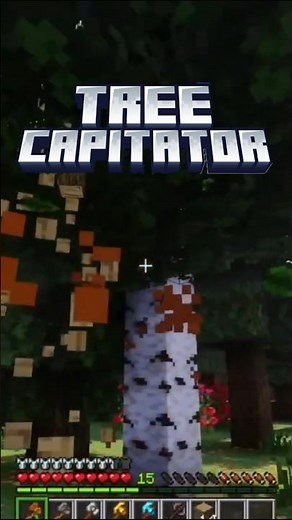 ✅ TREECAPITATOR ADDON Para Minecraft Bedrock 1.21✅#bedrock #minecraftpe #mcpe #shorts