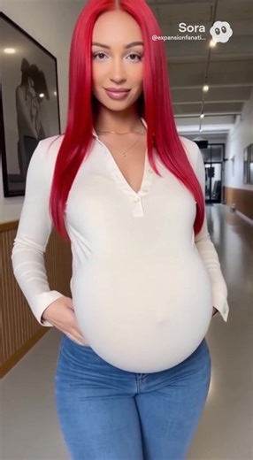 Ready for a maternity shoot #expansion #pregnant #plump #belly | pregnancy belly