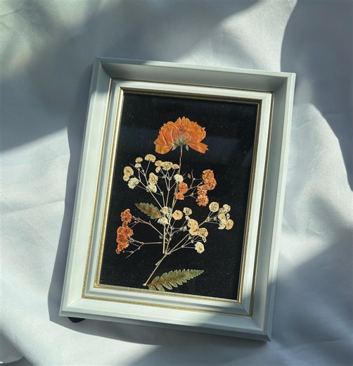 Hand Pressed Baby Breath Flower Frames| Spring Decor | Gift for Her - Etsy
