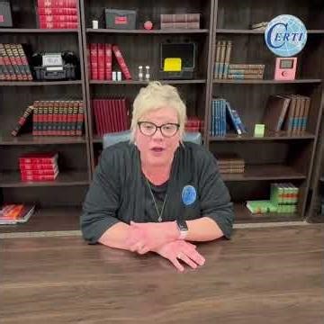 Jan Fisher from CERTI Introduces New Course