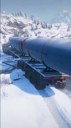 Snow Runner | Padera STD 4 | best Truck to Transporting the Assembled rocket Trailer in Snow Map