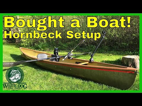 I Bought a Boat! - Hornbeck Solo Canoe Setup - Garmin Striker 4 Setup