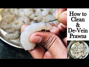 How to Clean & De-Vein Prawns with Tips | How to Devein Prawns Easily | Teluginti vanta