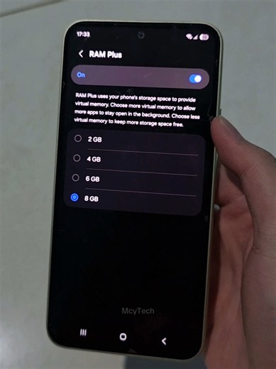 Reduce app force closes when multitasking on Samsung🤩 #samsung #tech | ram plus samsung
