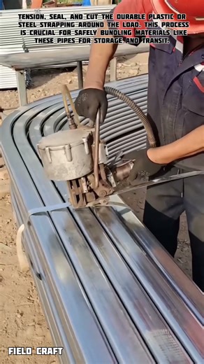 Industrial Metal Pipe Bundling