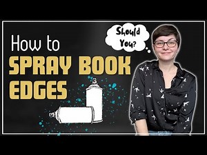 How to Spray Book Edges At Home || #Booktube #SprayedEdges #Books