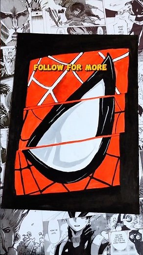 DIY Spider- Man🕷️ | DIY Spider Man Art | #drawing #spiderman #diy #art