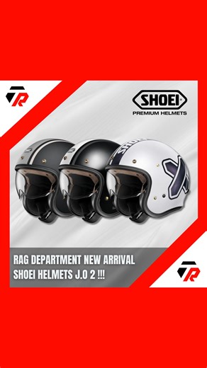 🔥 NEW ARRIVAL — SHOEI J.O 2 OPEN FACE HELMETS! 🔥 Now available at Takong Racing RAG Department Design meets heritage with modern Shoei safety & comfort. 🪖 Available Designs: ✔ Cross Logo TC-2 ✔ AVENTURE TC-5 ✔ AVENTURE TC-10 A perfect open-face helmet for riders who love classic style with premium quality. Stock is limited — available now at Takong Racing! ⬇️⬇️⬇️⬇️⬇️⬇️⬇️⬇️⬇️⬇️⬇️ 📳wa.me/601154280198 - RAG 📳wa.me/601154280198 - RAG 📳wa.me/601154280198 - RAG #TakongRacing #Shoei #ShoeiJO2 #Sh