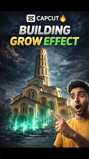 CapCut Building Grow Effect Tutorial 🔥 | Mobile Se Cinematic Effect Kaise Banaye#CapCut #shorts