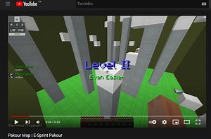 Pakour Map | E-Sprint Pakour Minecraft Map
