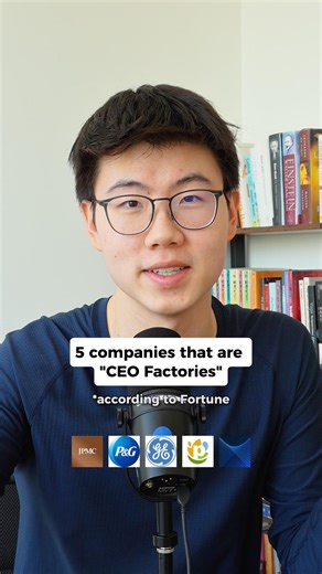 5 companies that are "CEO Factories" 😳 #career #corporate #consulting #mckinsey #ceo