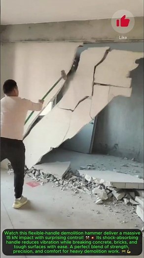 Flexible Handle Demolition Hammer | 15 kN Powerful Impact ⚒️💥