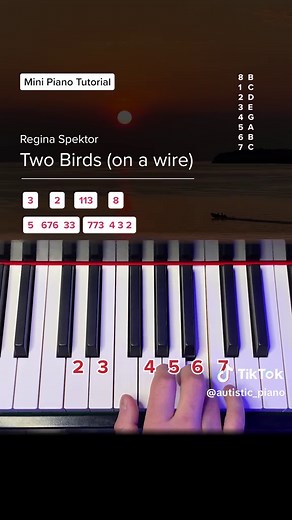 Learn to Play 'Two Birds' on Piano: Mini Tutorial