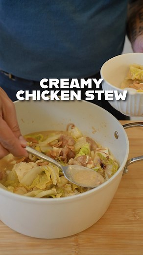 Creamy Chicken Stew Without Cream or Stock