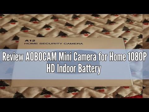 Review AOBOCAM Mini Camera for Home 1080P HD Indoor Battery Mini Cameras Wireless WiFi Security Came