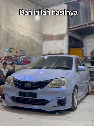 Sticker Full Body Installation for Toyota Etios Valco