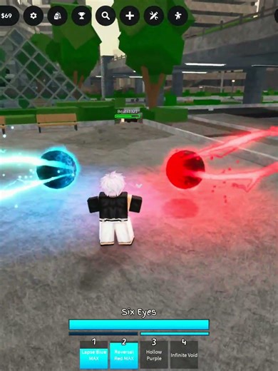 POV: Gojo VS Modulo Yuji 😭 #roblox #gaming #funny #jujutsukaisen #jujutsushenanigans #anime