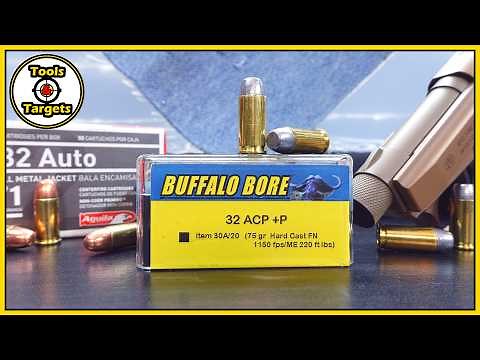 This Hard is TOO SOFT!...Buffalo Bore .32 ACP +P Hardcast Self-Defense AMMO Ballistic Gel Test!
