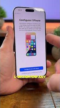Configuration de mon iPhone 16 Pro Max