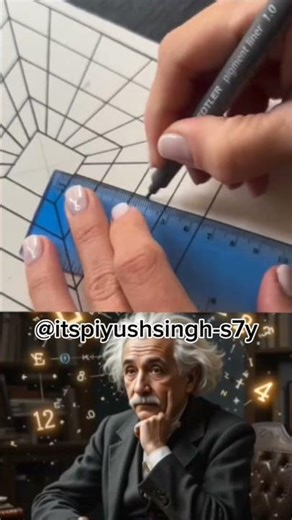 Very Easy 3d drawing simple pattern 😱😱 like and subscribe