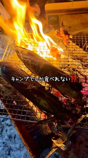 黒コゲ⁉️と見せかけて、激ウマ❤️キャンプの炭火で、朝採れとうもろこしを最高に美味しく食べる方法‼️