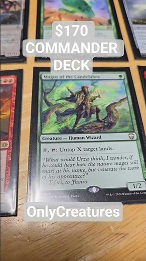A super budget friendly commander deck tech that only plays creatures, and does it well. #edh #mtg