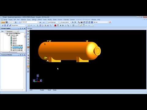 PDMS- Equipment Modelling - Reflux Drum D-1001