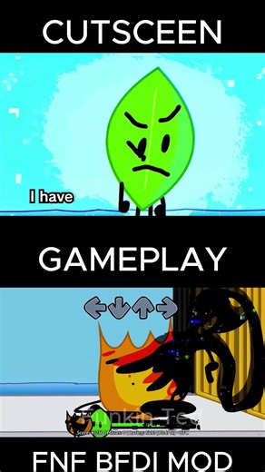 Come on Leaf We have to WIN this time - Friday Night Funkin Game (BFDI Mod)